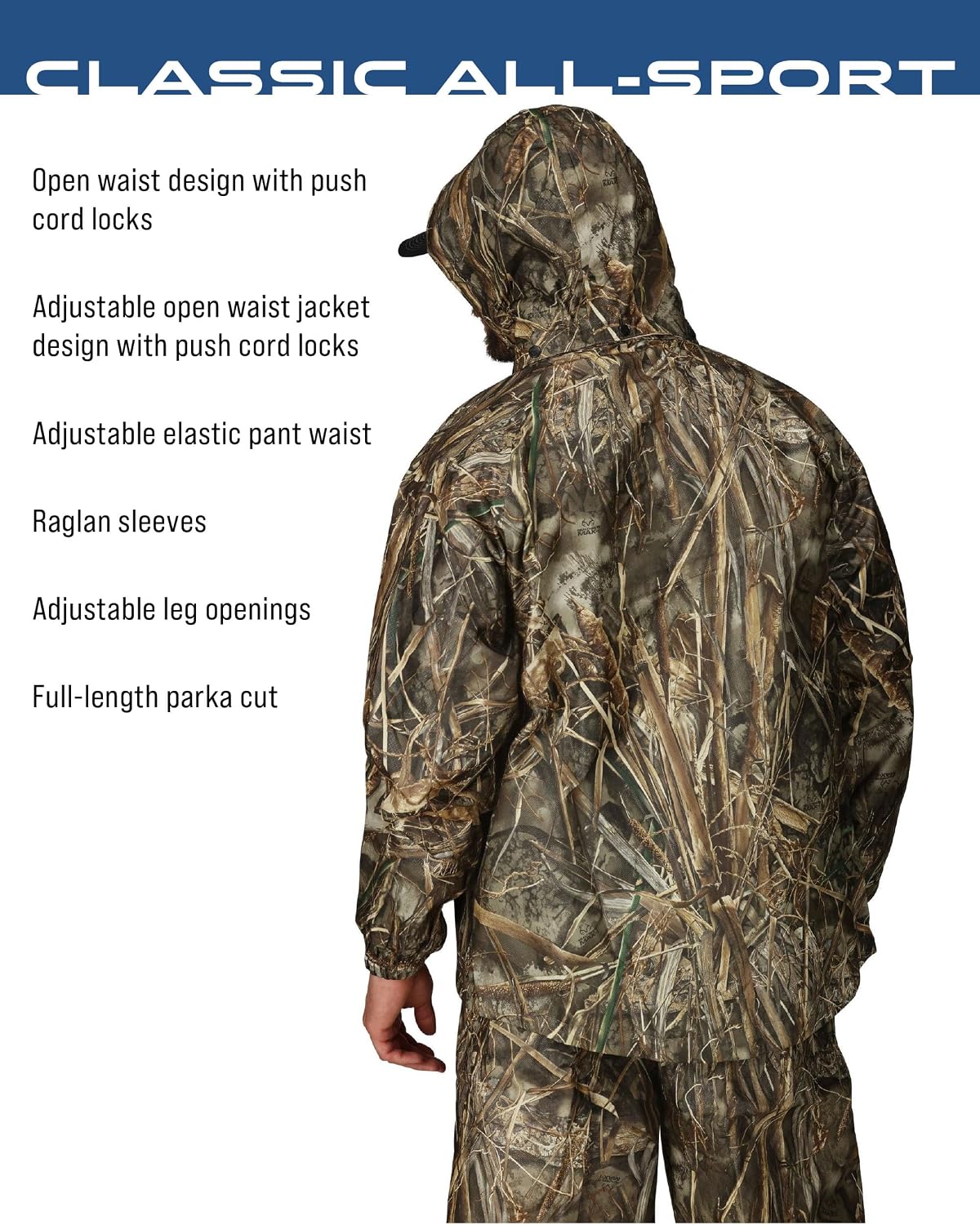 FROGG TOGGS Men's Classic All-Sport 3-Layer Waterproof Breathable Rain Suit | 2-Piece Rainwear, Adjustable Hood Raincoat, Rain Pants Ideal for Fishing, Golf, Motorcycling, Hunting, Camping, Outdoors