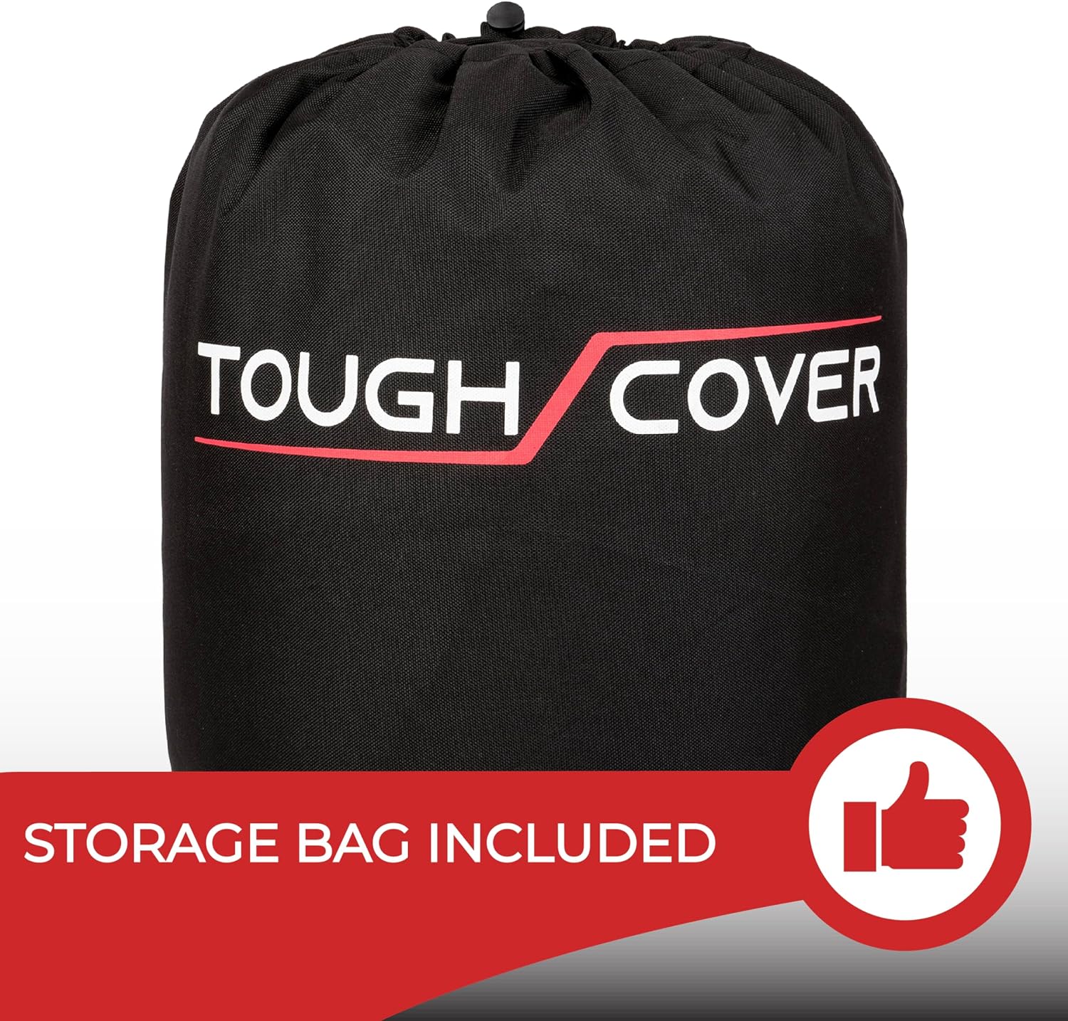 600D Riding Lawn Mower Cover - Up to 54 in Deck, Black - Waterproof Protection for Zero Turn Mower - UV & Dust Shield for Lawn Tractor - Compact Storage for Tractor Accessories