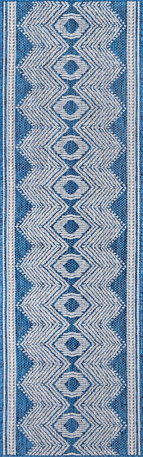nuLOOM Ranya Light Brown Geometric Indoor/Outdoor Area Rug, 4' x 5'