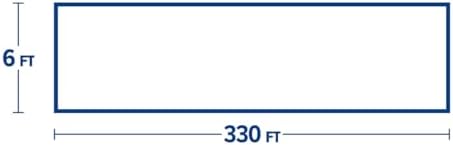 Tenax 2A120054 Deer Fence C-Flex-T Economy 6'x330' Black