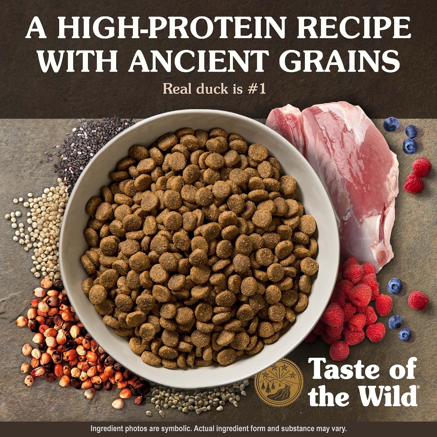 Taste of the Wild Ancient Stream Dry Dog Food, Smoke-Flavored Salmon, 5lb