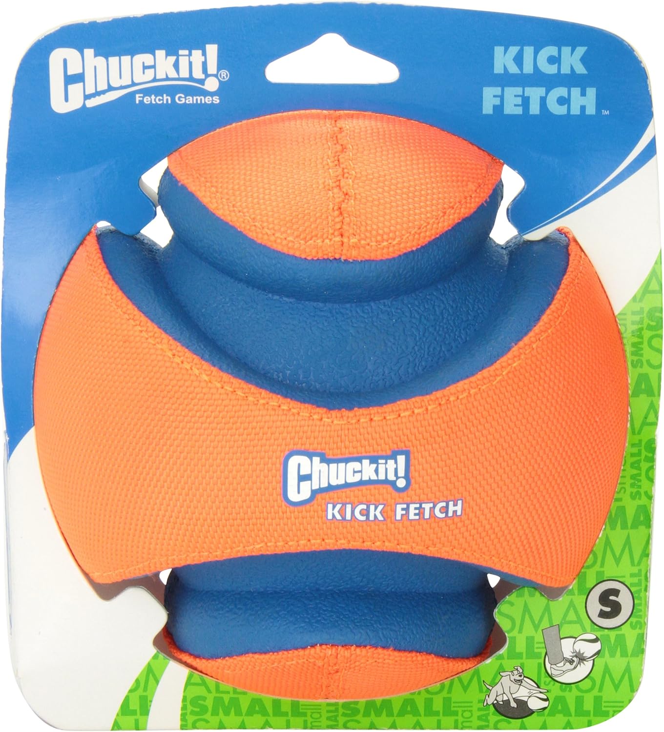 Chuckit! Kick Fetch Ball Dog Toy, Floats in Water, Large 8 Inch Diameter | Durable rubber and foam build, interactive play design, great for pool or lake sessions, built for big breed dogs each day