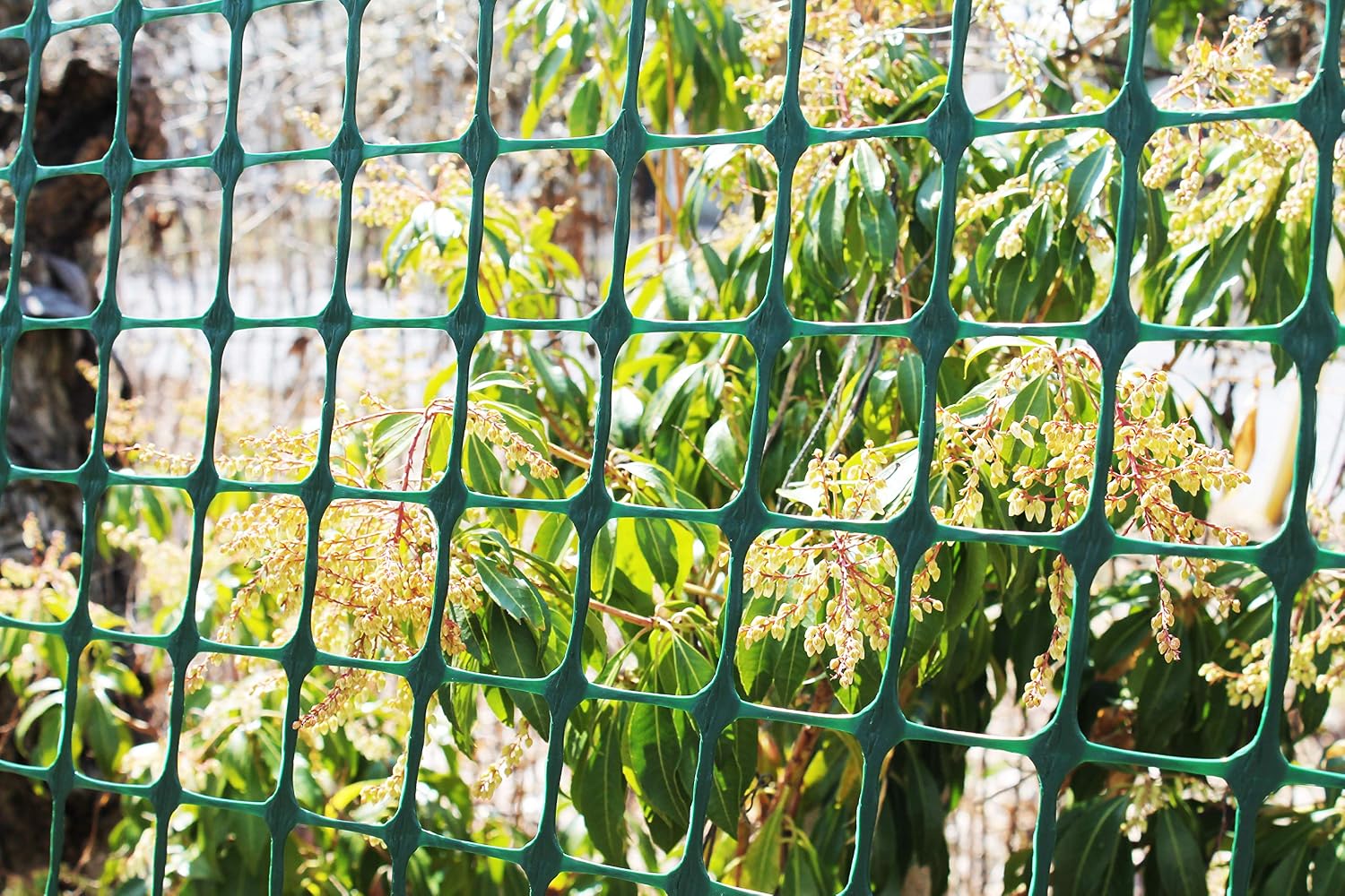 TENAX Garden Fence - Green, Durable, Lightweight - 3' x 25' - Plastic
