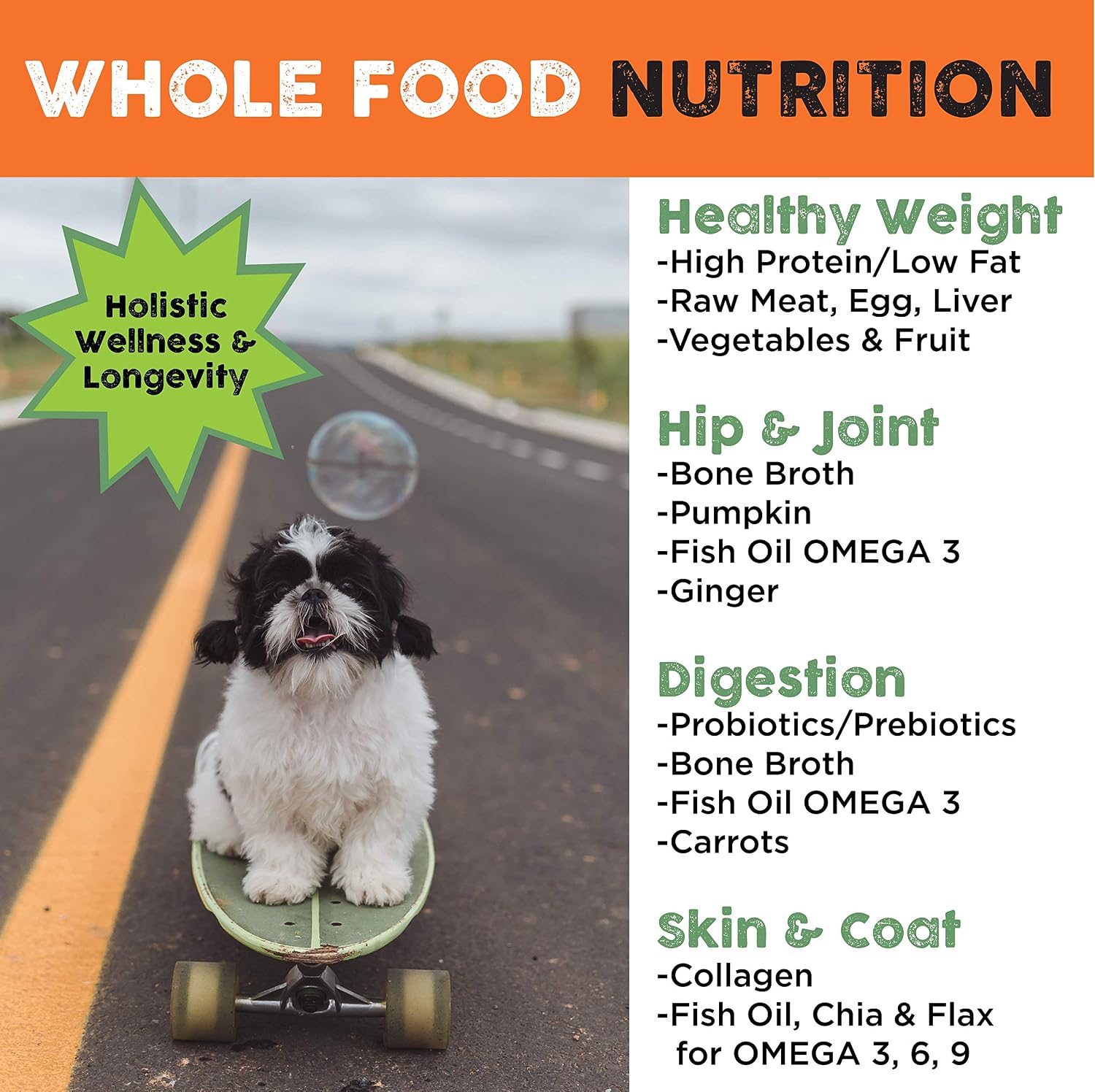 Nature's Diet Simply Raw Freeze-Dried Whole Food Meal - Makes 18 Lbs Fresh Food with Muscle, Organ, Bone Broth, Whole Egg, Superfoods