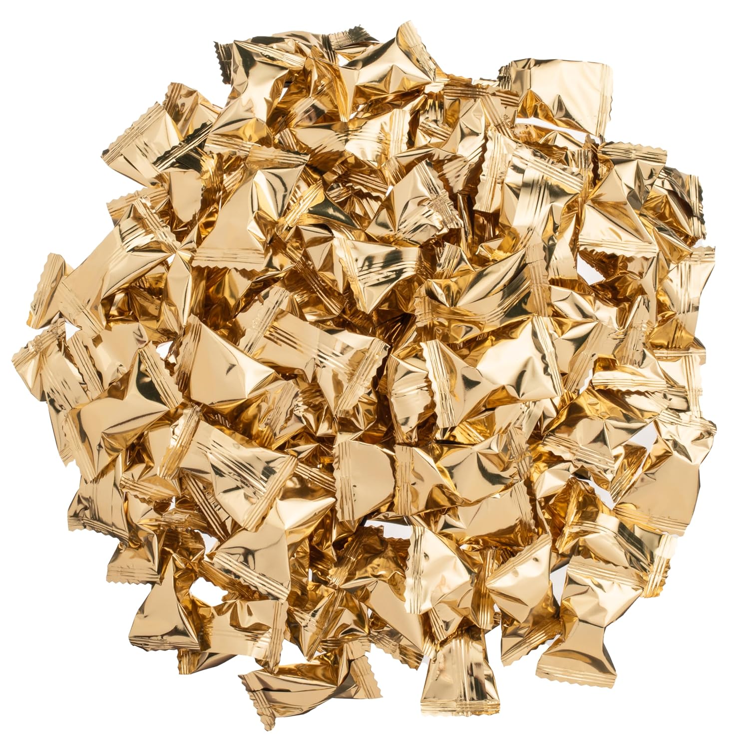 Candy Envy - Gold Foil Wrapped Buttermints - 13 oz. Bag - 100 Individually Wrapped Candy Mints
