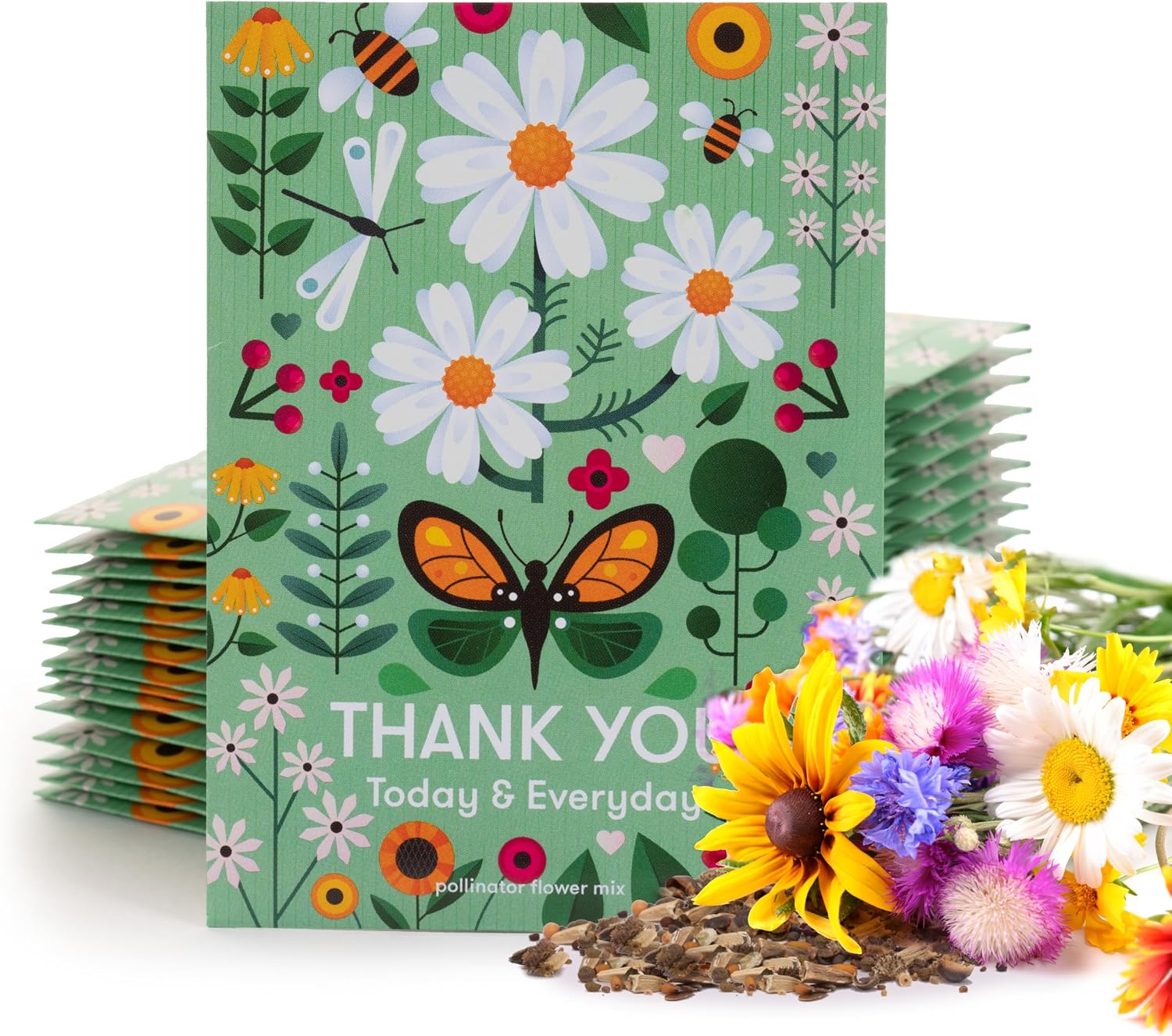 Bentley Thank You Packet - Sunflower Seeds - Pack of 25 - Perfect Eco-Friendly Thank You Gift - Non GMO