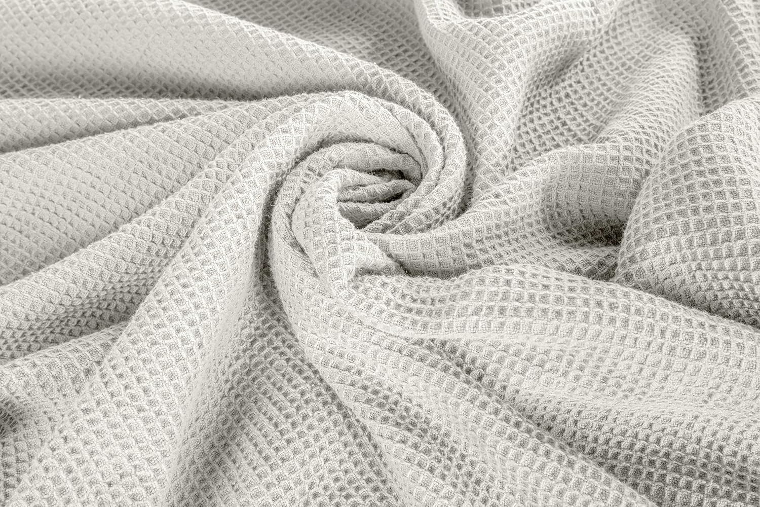Crover All Season Waffle Premium Thermal Blanket Queen Size 90"x90" Durable Soft Cozy Breathable Weave Design 100% Cotton, Orchid Pink