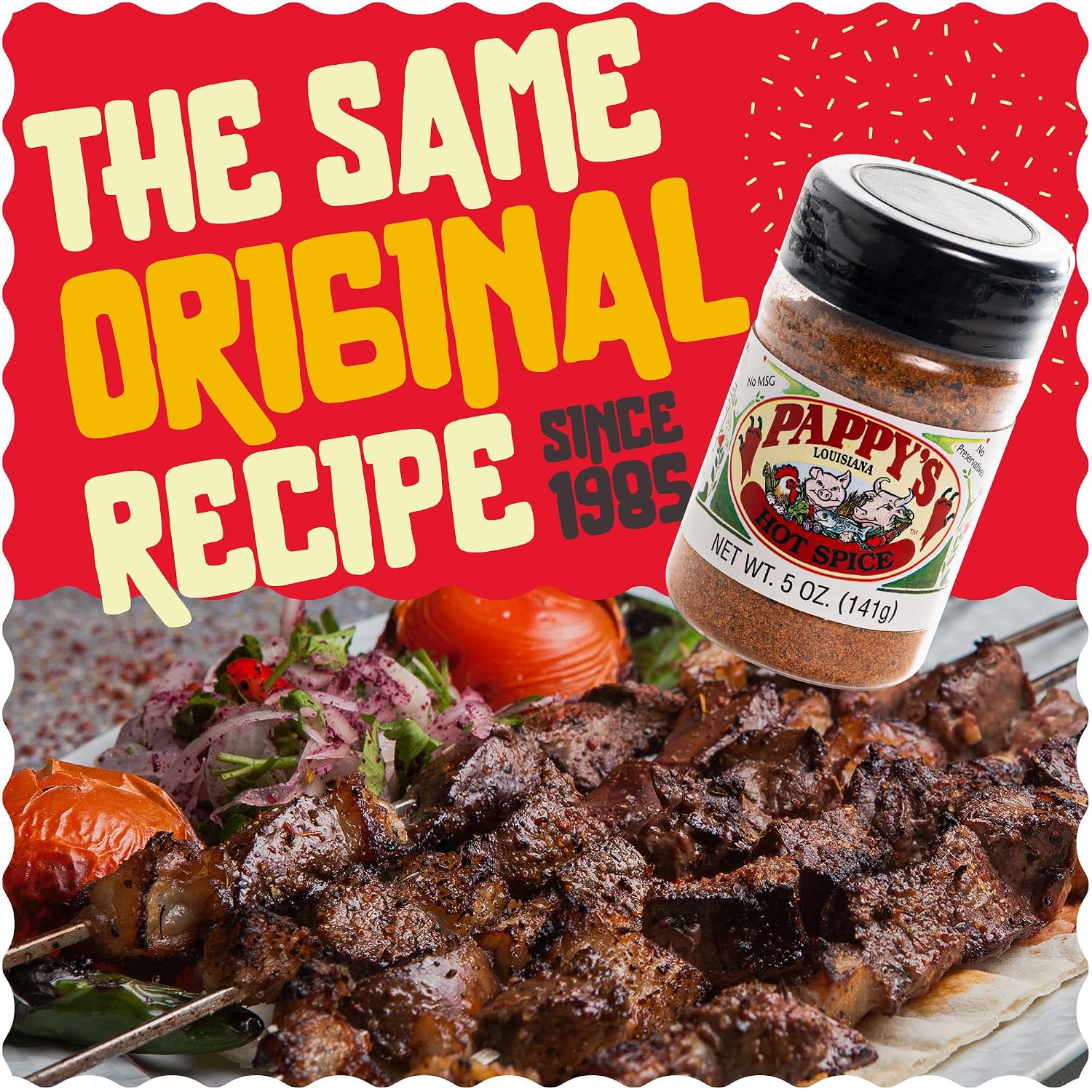 Pappy's Choice Original Seasoning, 32 Oz | California's Legendary Seasoning Blend, Santa Maria Style, Perfect for BBQ, Beef, Burgers, Brisket, Tri-tip and Steak