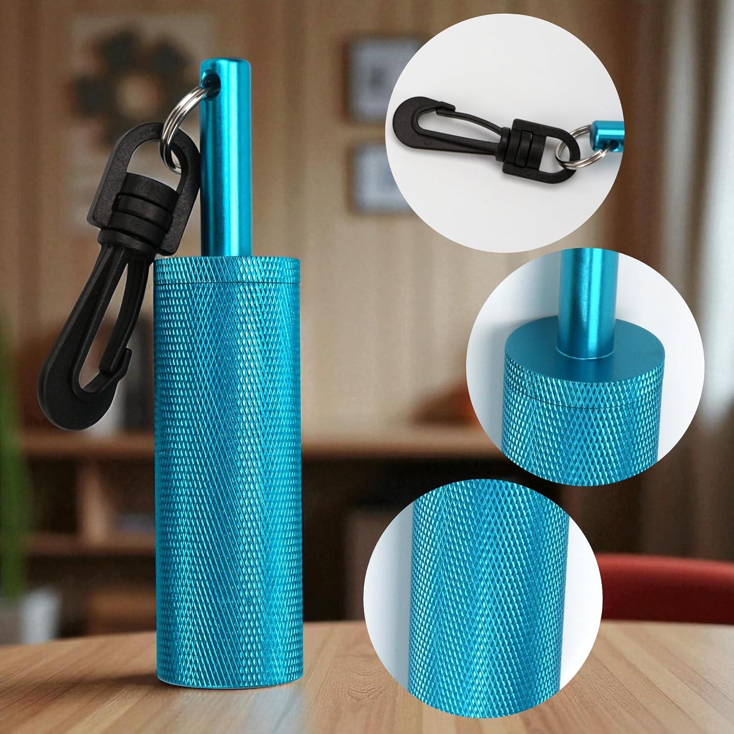 Scuba Rattle Stick Diving Safety Tank Signal Bell Shaker with Clip, Loud Underwater Sound Compact Design