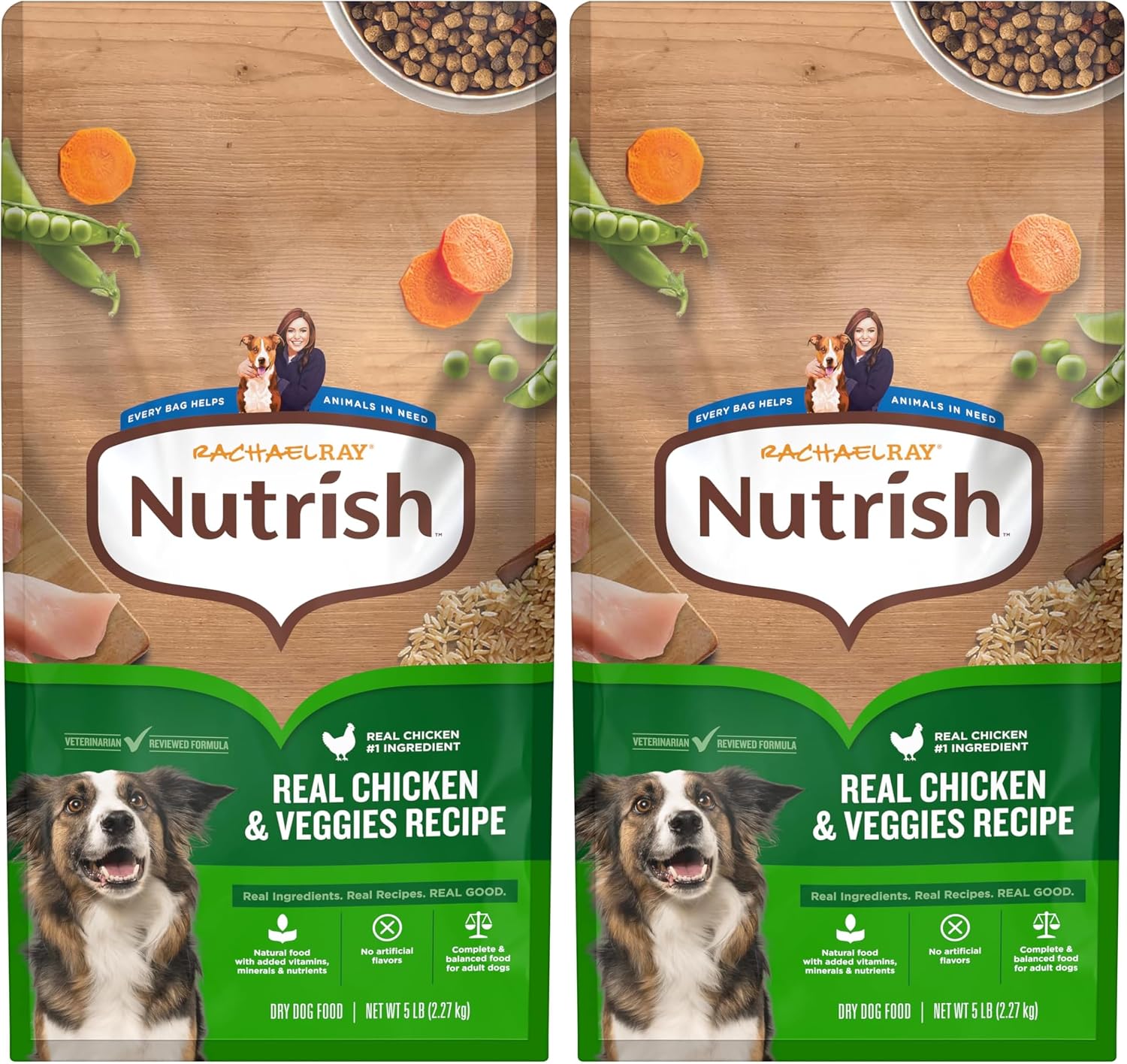 Nutrish Dry Dog Food, Real Chicken & Veggies, 28 lb. Bag (Rachael Ray)