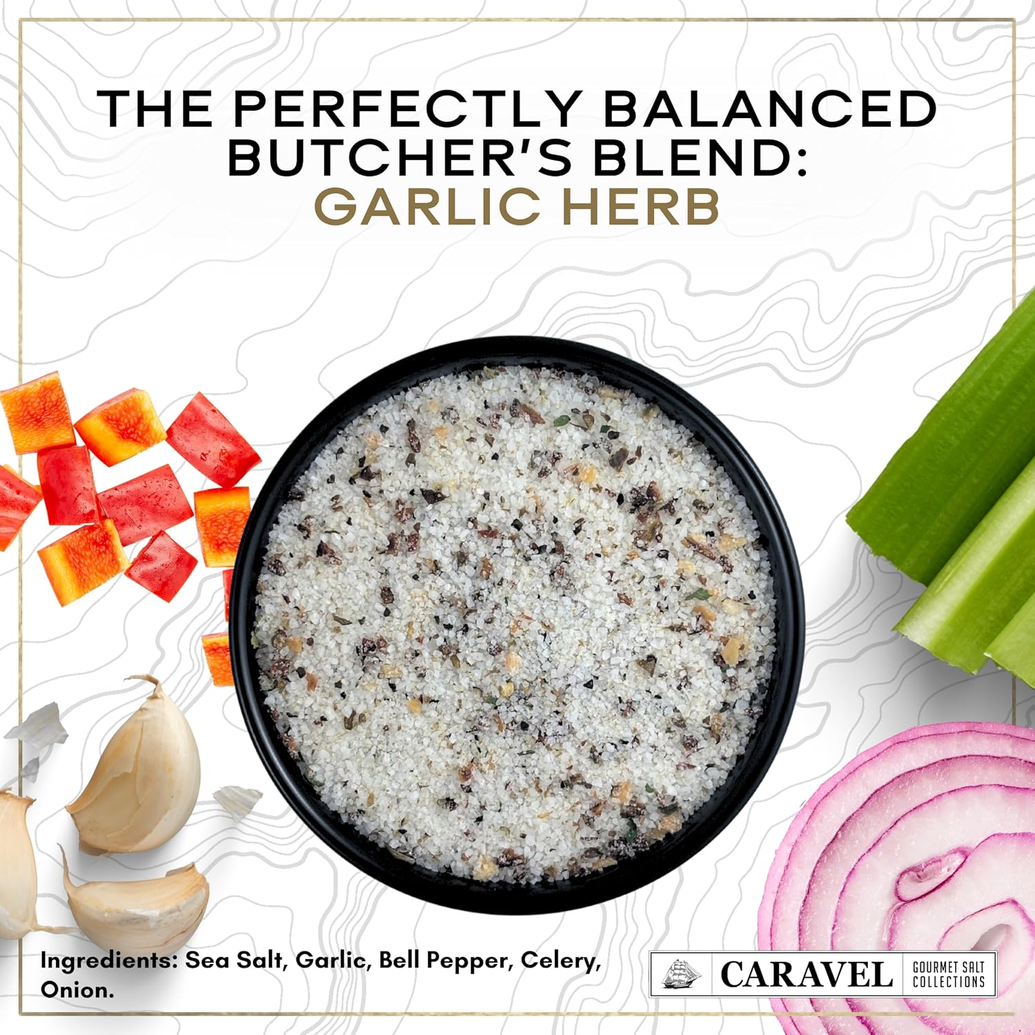 Caravel Gourmet Smoked Sea Salt Sampler, 6-Flavor Grilling Salts, 0.5 oz | Grilling & cooking salts bundle, finishing salt & spice variety pack gift for special occasions
