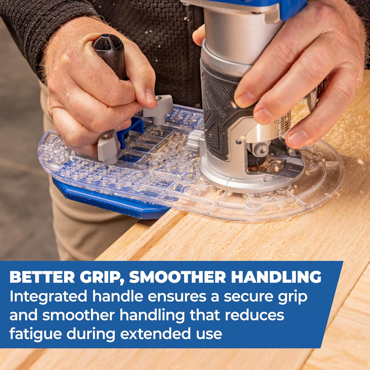 Kreg Trim Router Edge Guide - Precision Router Edge Guide Accessory - Durable Attachment for Accurate Alignment - Fits Most Trim Routers