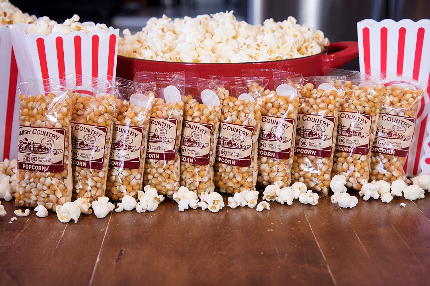 Amish Country Popcorn | 6 lb Bag | Mushroom Popcorn Kernels | Old Fashioned, Non-GMO and Gluten Free (Mushroom - 6 lb Bag)