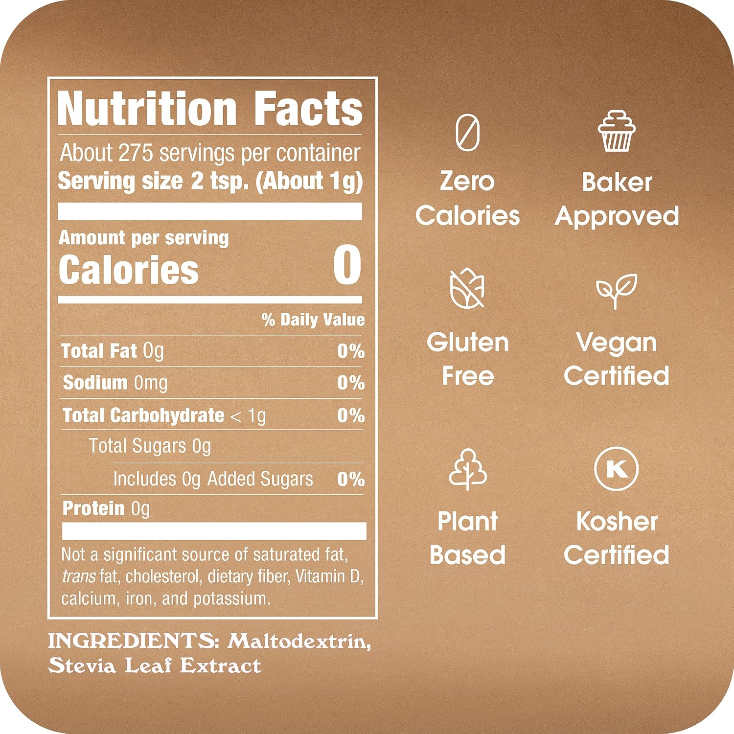 Stevia In The Raw 50 Count Box (Pack of 1) , 1.75 ounce each