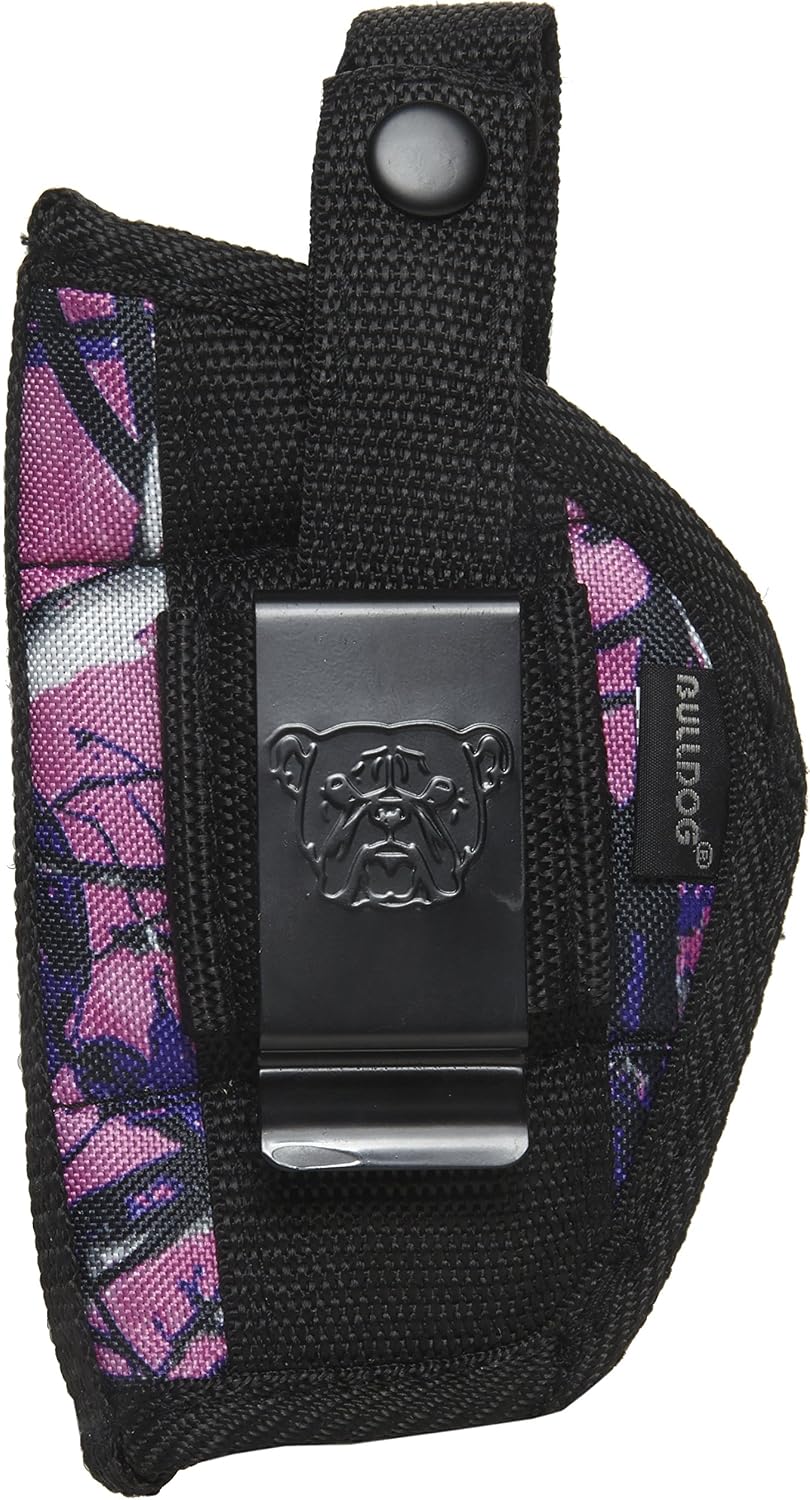 Bulldog Cases Nylon Hip Holster|Sizes for Revolver and Semi-Auto| Fits Glock, S&W, Ruger, Springfield, Taurus |