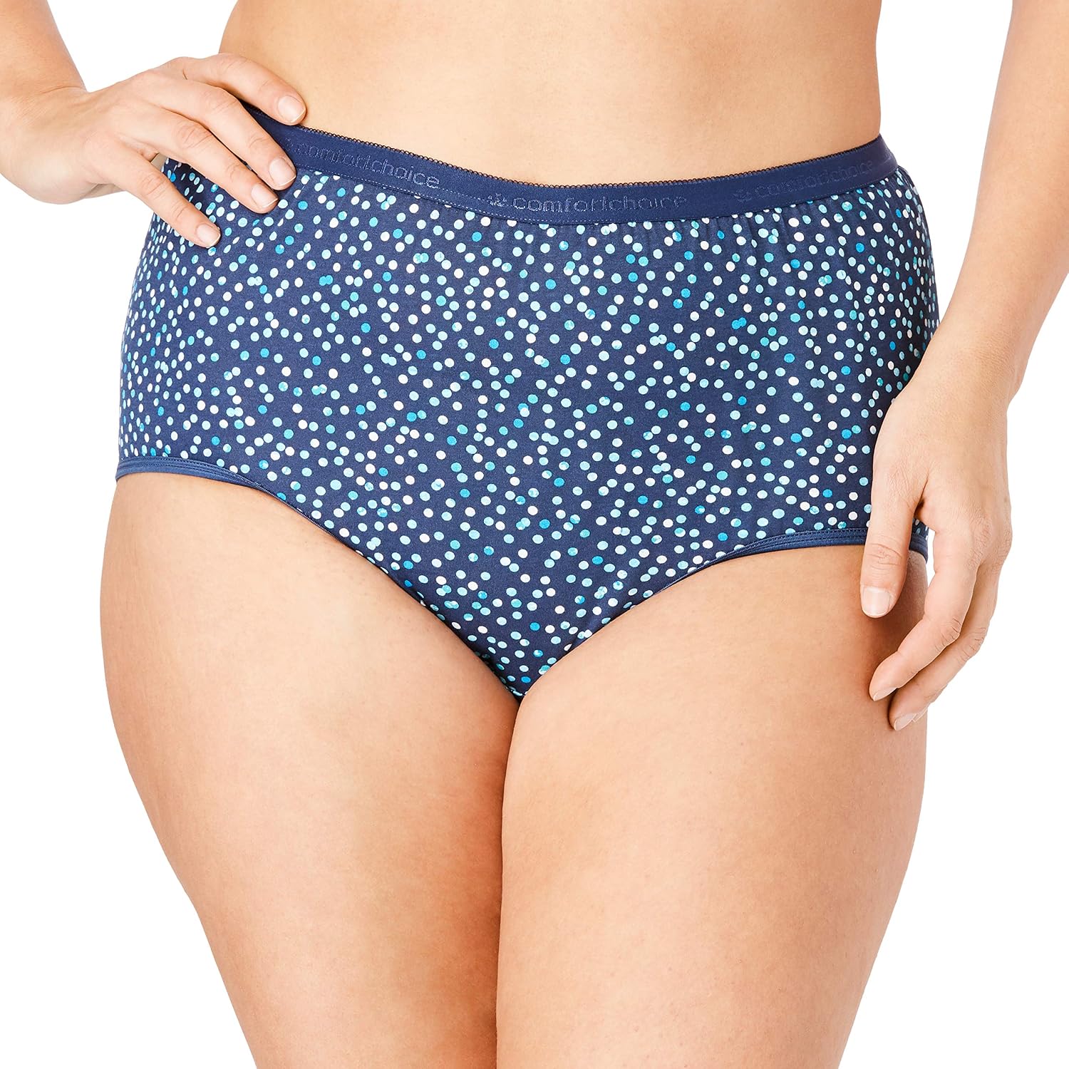 Comfort Choice Full Coverage Cotton Brief 10-Pack