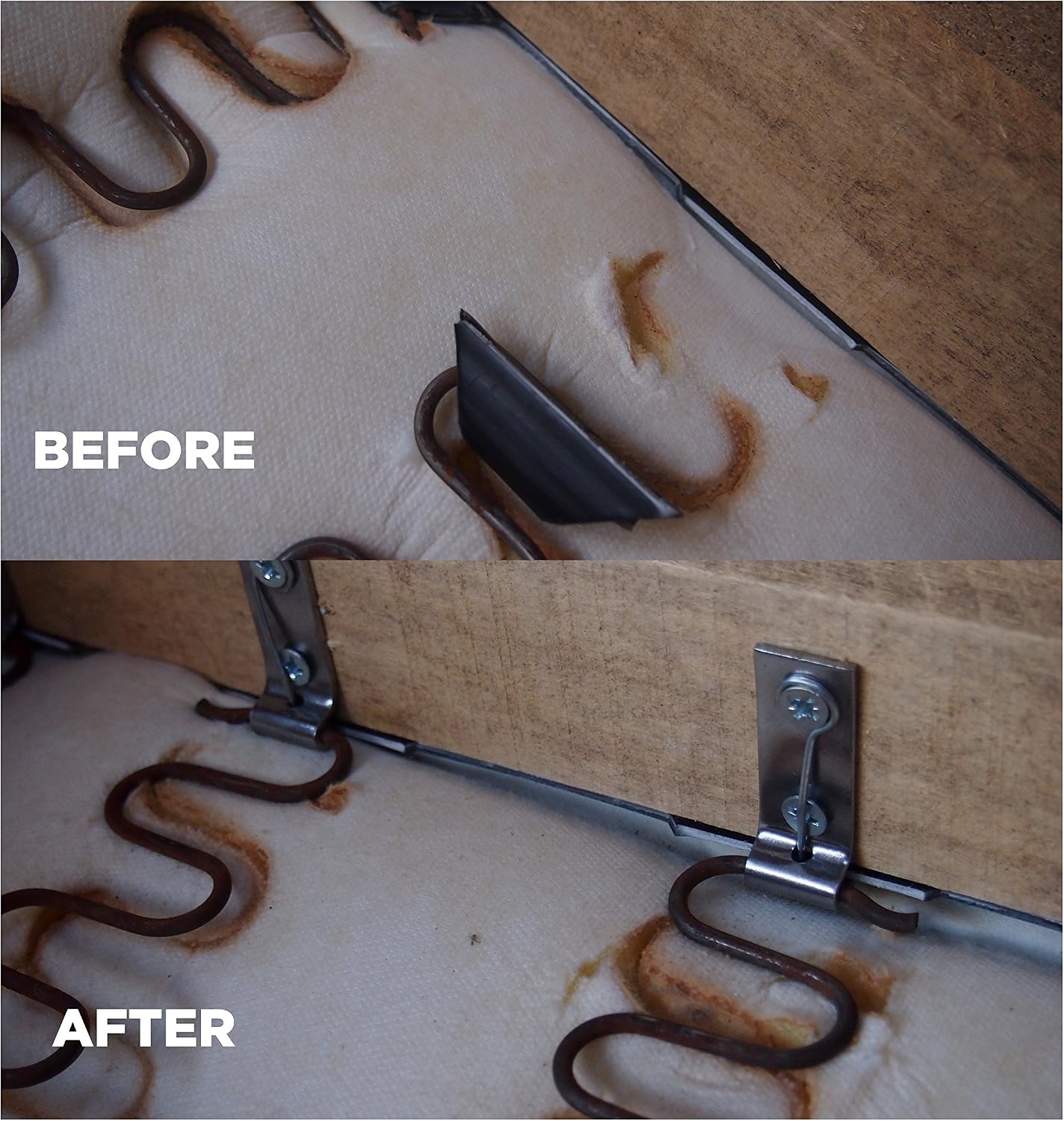 Taskar Sofa Savers Zig Zag Spring Repair Bracket Kit (Quantity: 4 Kits)