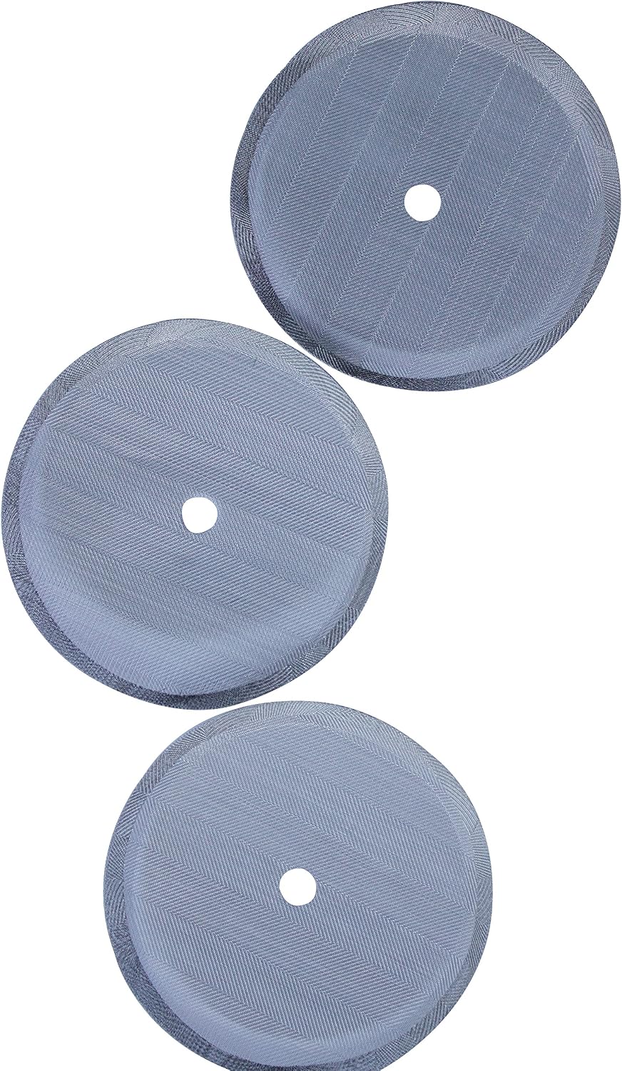 MIRA Stainless Steel French Press Filters, Set of 3, Fits Most 20 oz Coffee Presses