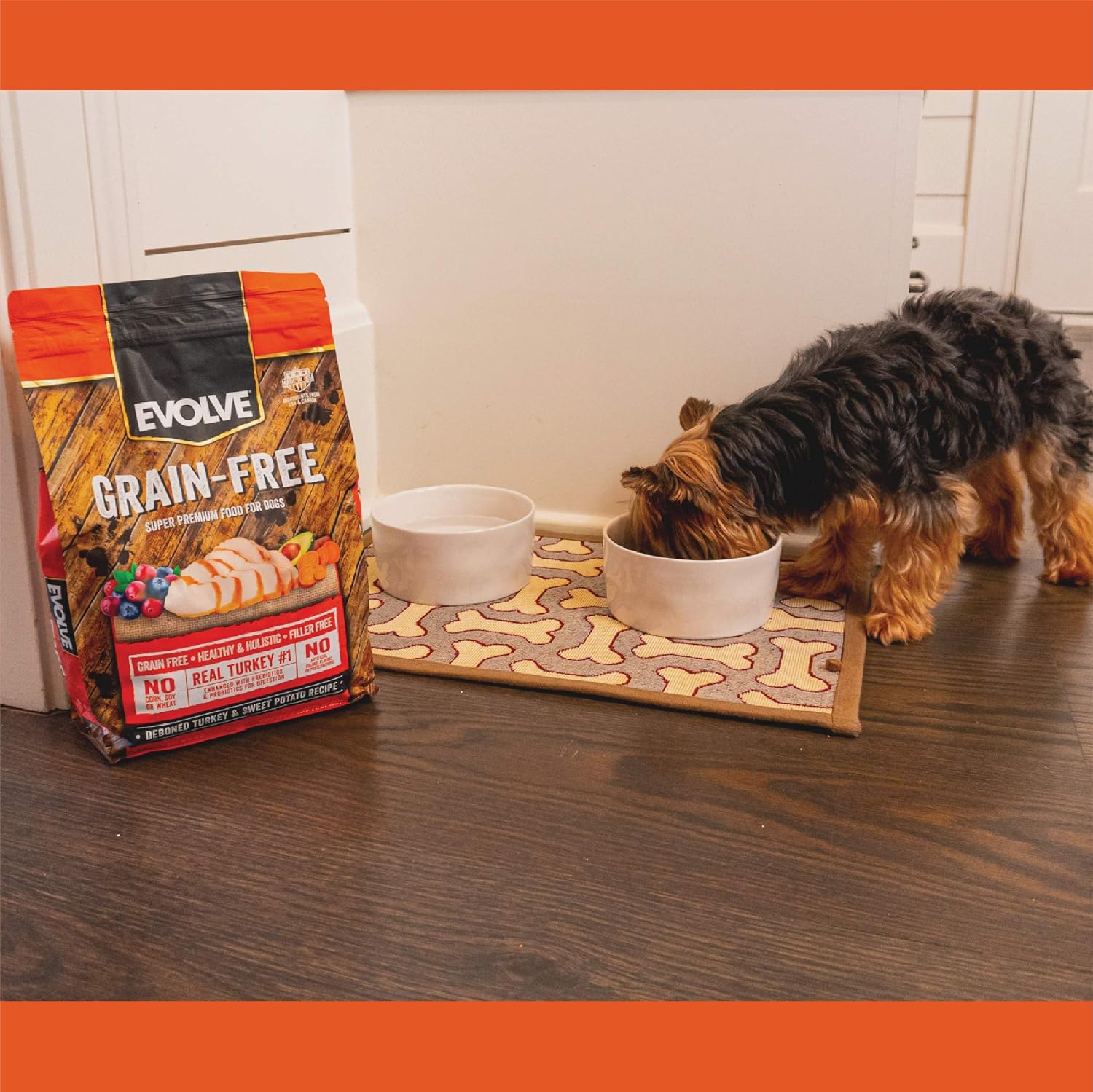 Evolve Grain Free Deboned Duck, Sweet Potato & Venison Recipe Dry Dog Food, 3.5 lb.