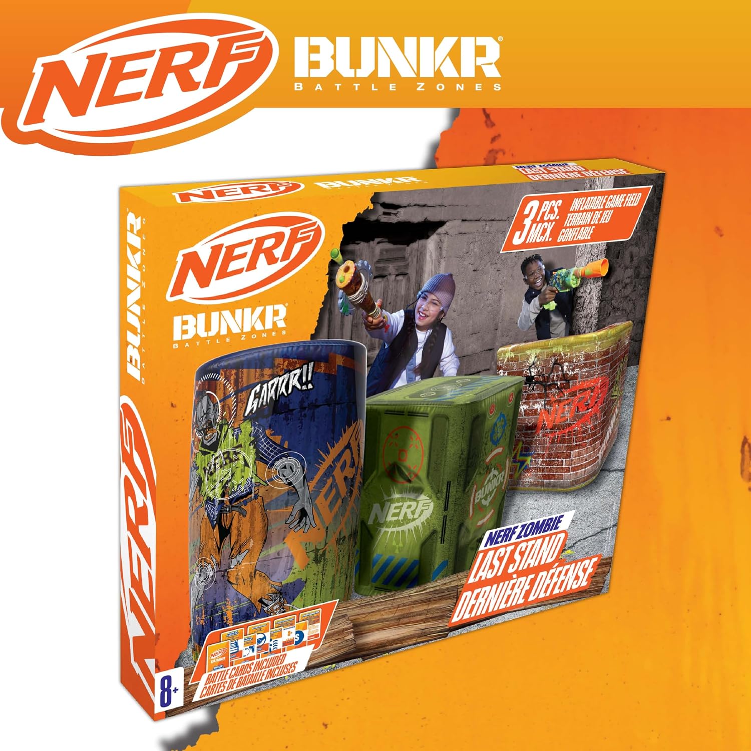 NERF BUNKR Zombie Last Stand Inflatable Battle Zone