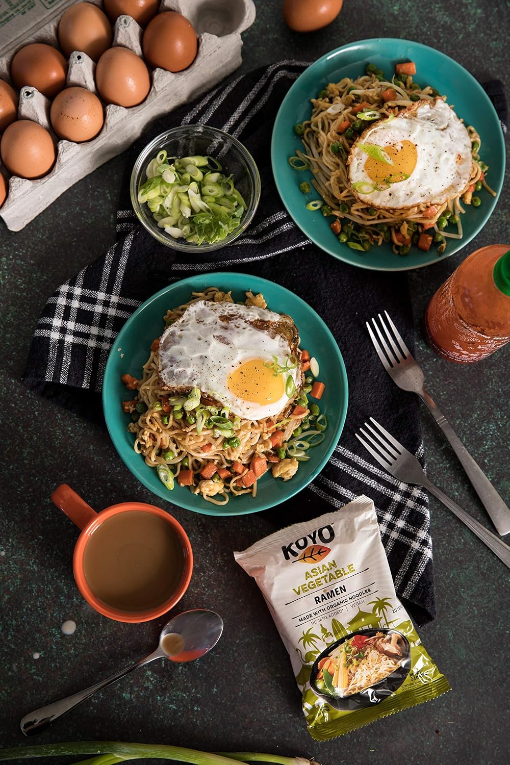Koyo Ramen Soup, Buckwheat Shoyu, Made With Organic Noodles, No MSG, No Preservatives, Vegan, 2.1 Ounce (Pack of 12)