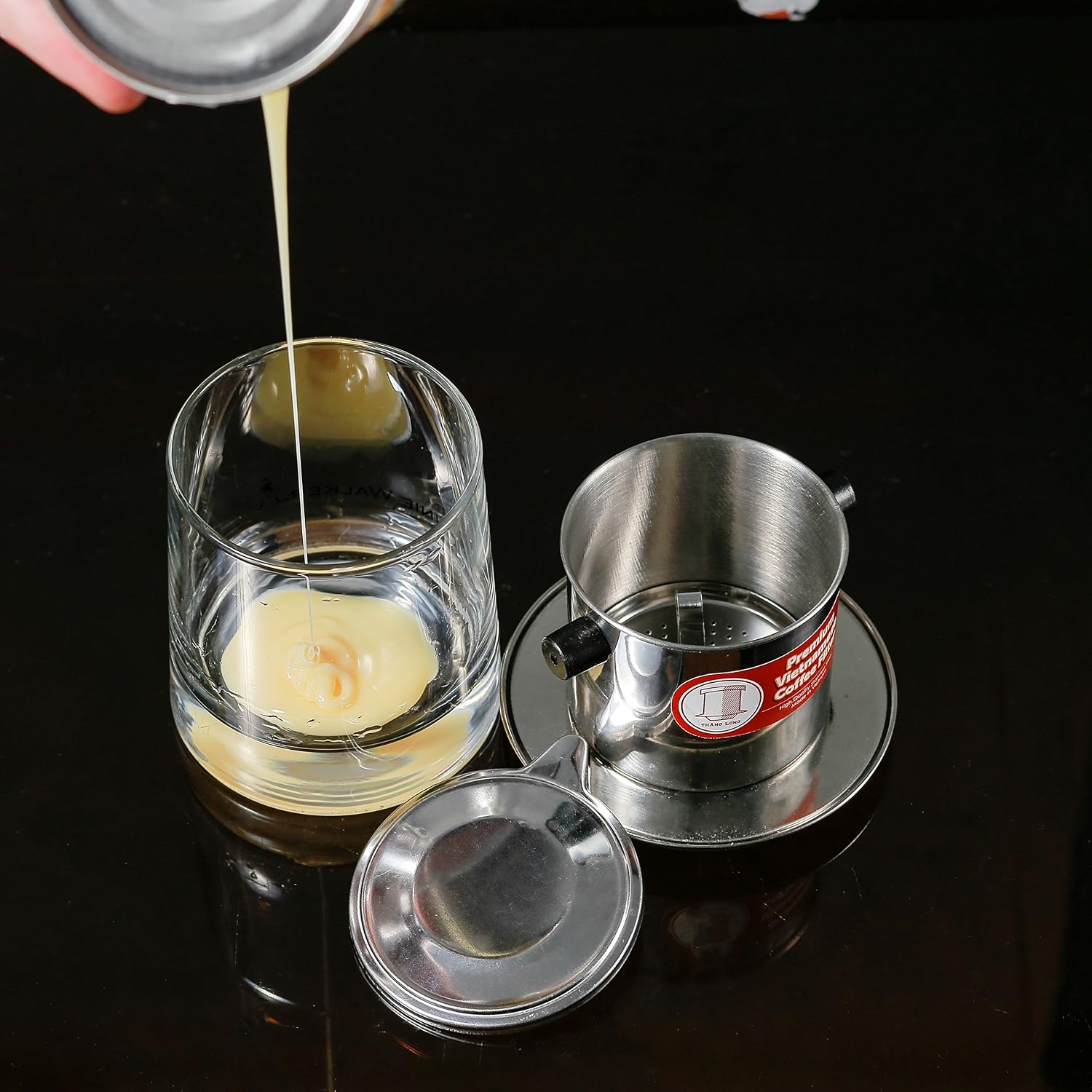 Vietnamese Drip Coffee Maker Filter. Single Cup Serve. Inox. 6 oz Small Stainless Steel