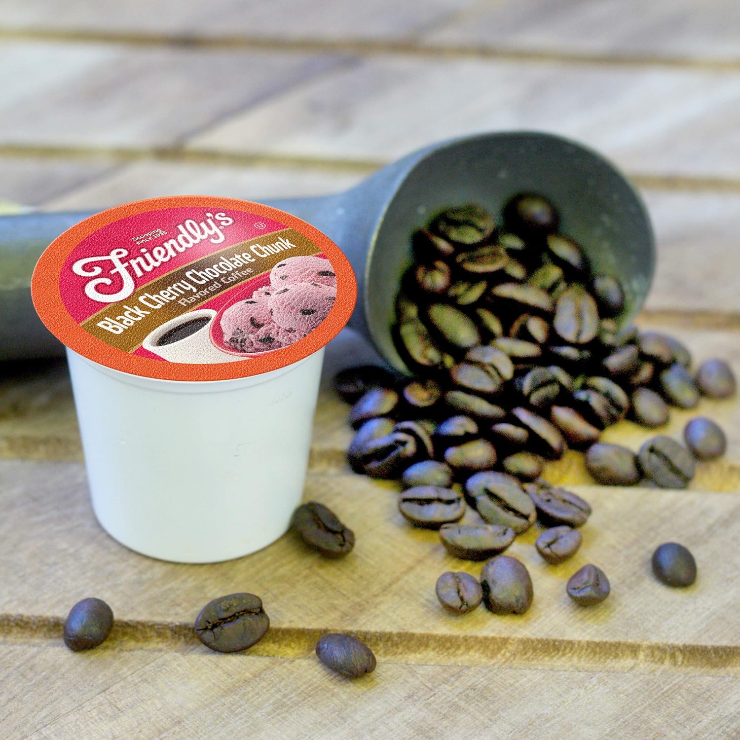 Friendly's Chocolate Mint Ice Cream Flavored Coffee Pods for Keurig K Cup Brewers, Mint Chocolate Chip, 40 Count (Pack of 1)