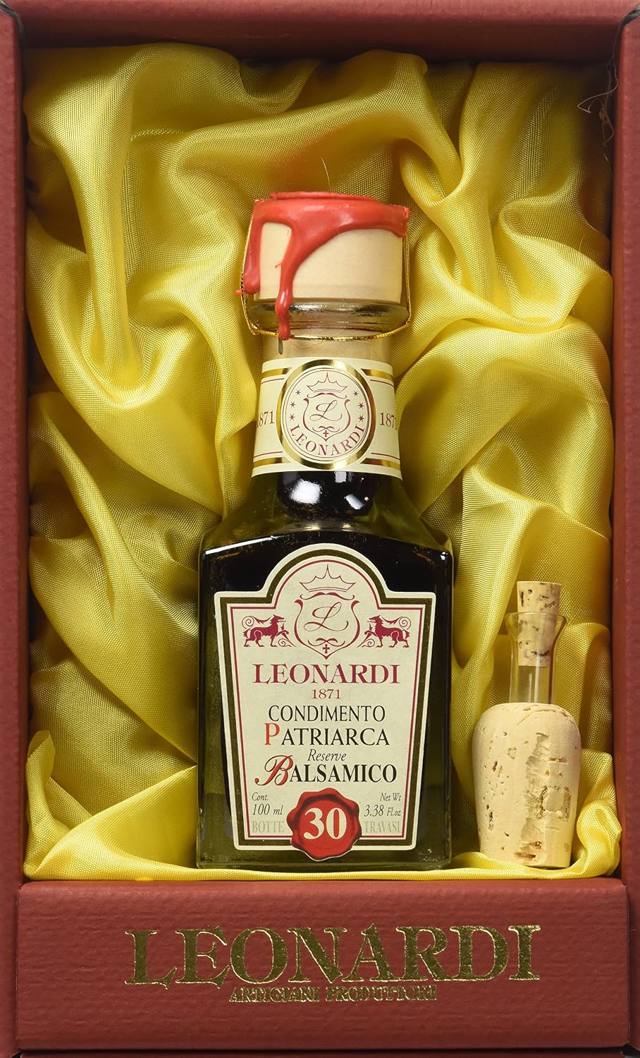 Acetaia Leonardi Patriarca 30 Year Reserve Balsamic Vinegar Condiment - 3.38 oz