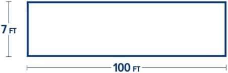 Tenax Deer Netting - Heavy Duty, 7ft Netting for Gardens - 7 Ft x 100 Ft - Black Polypropylene