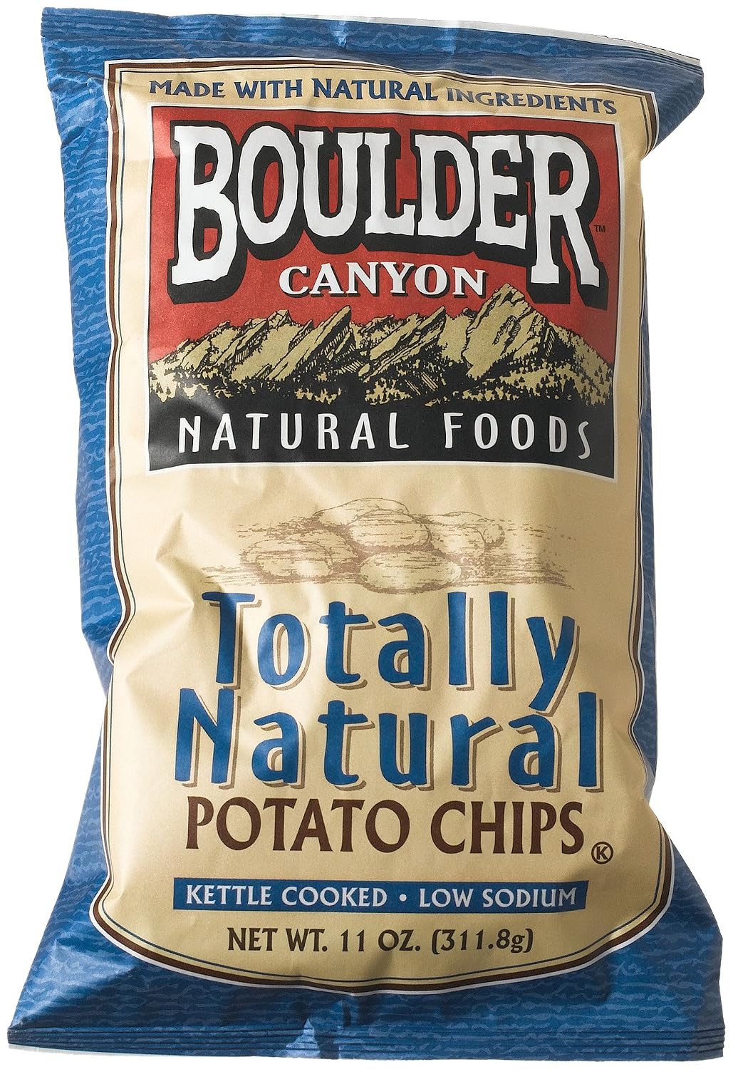 Boulder Canyon Avocado Oil Sea Salt Potato Chips 6 Count, 1.25 OZ