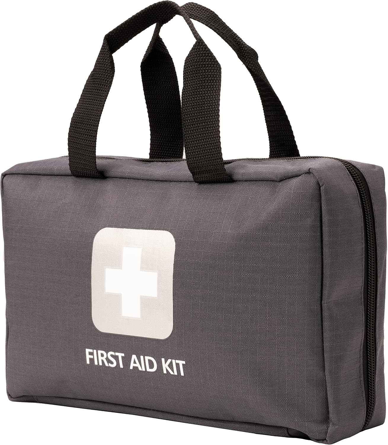 Thrive Mini First Aid Kit - Compact Travel Essentials Pack - Waterproof Camping Essentials Set - Portable Car First Aid Kit & Hiking Supplies Pouch - 66-Piece Set, Red Shell Case