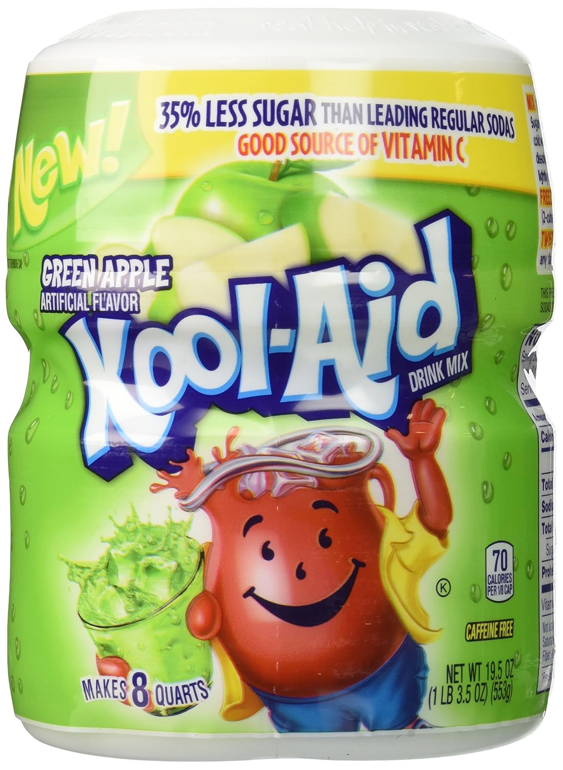 Kool-Aid Drink Mix, Tropical Punch, 19 oz | for Flavorful Hydration and Shareable Refreshment Good Source of Vitamin C, Caffeine Free Gluten Free