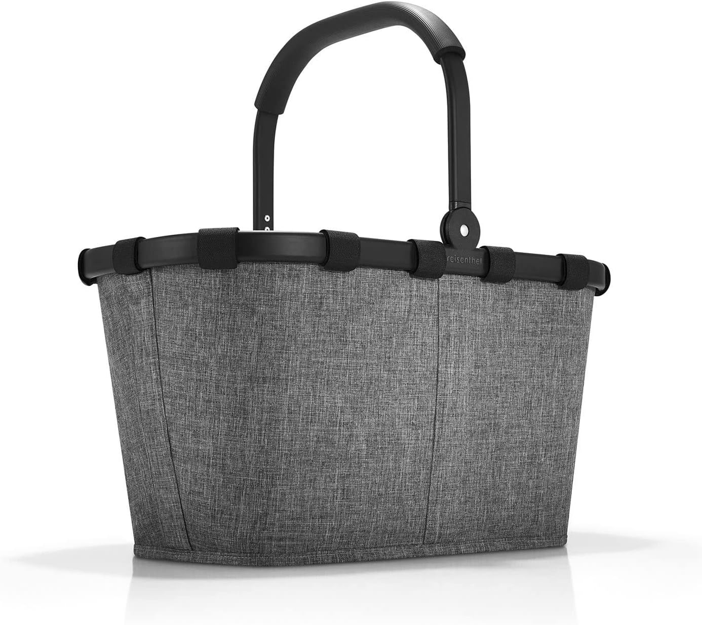 reisenthel carrybag frame black/black - Sturdy shopping basket with plenty of storage space and practical inner pocket - water-repellent