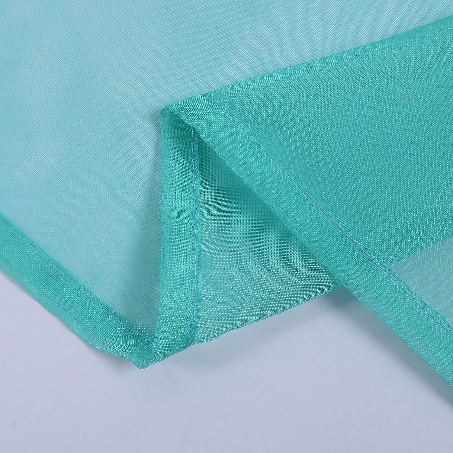 HUTO Light Pink Sheer Window Scarf Valances for Girls Room Sheer Soft Voile Curtain Scarves for Wedding Party 216 Extra Long