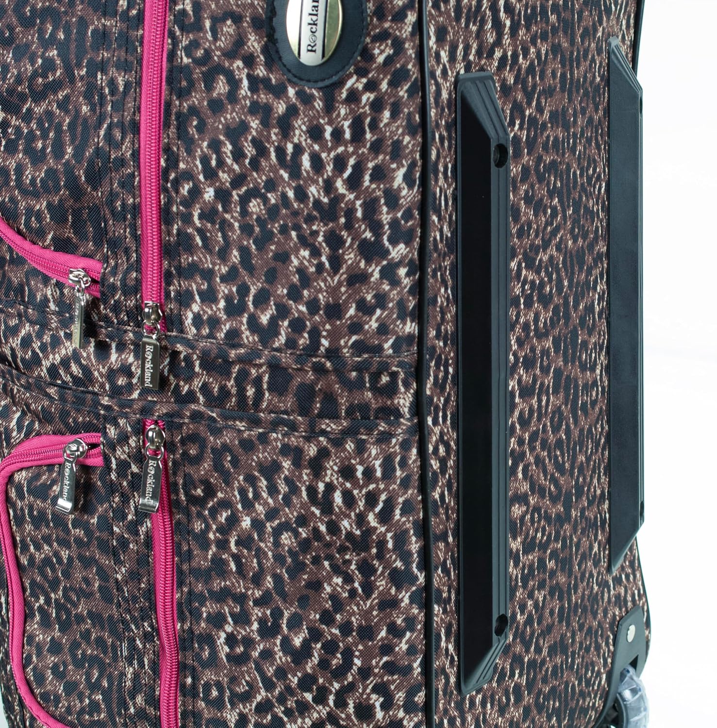 Rockland Rolling Duffel Bag, Black, 22"