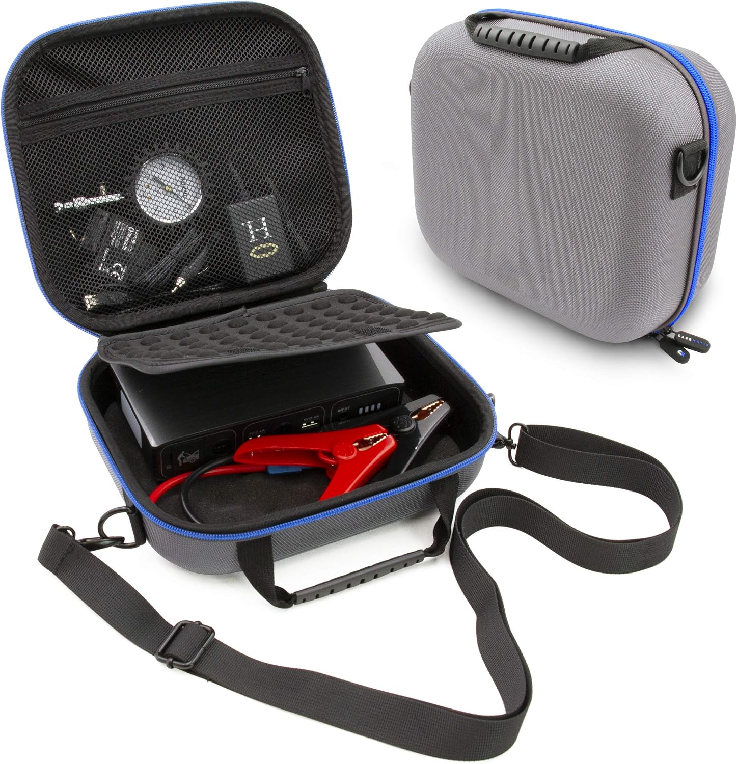 CASEMATIX Portable Battery Bank Travel Case Compatible with Halo Bolt 58830 mWh Laptop Charger and Accessories - Holds Charger Laptop Power Bank
