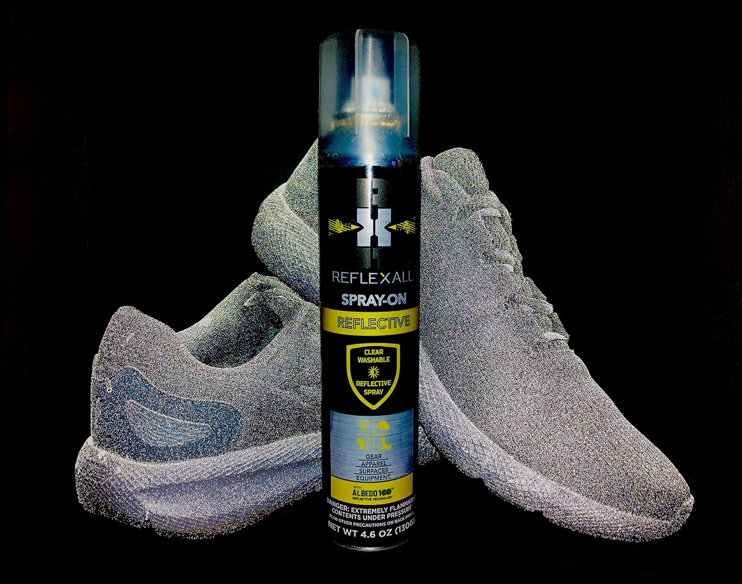 10 Seconds Washable Reflective Spray 1 Can, 4.6 Ounces
