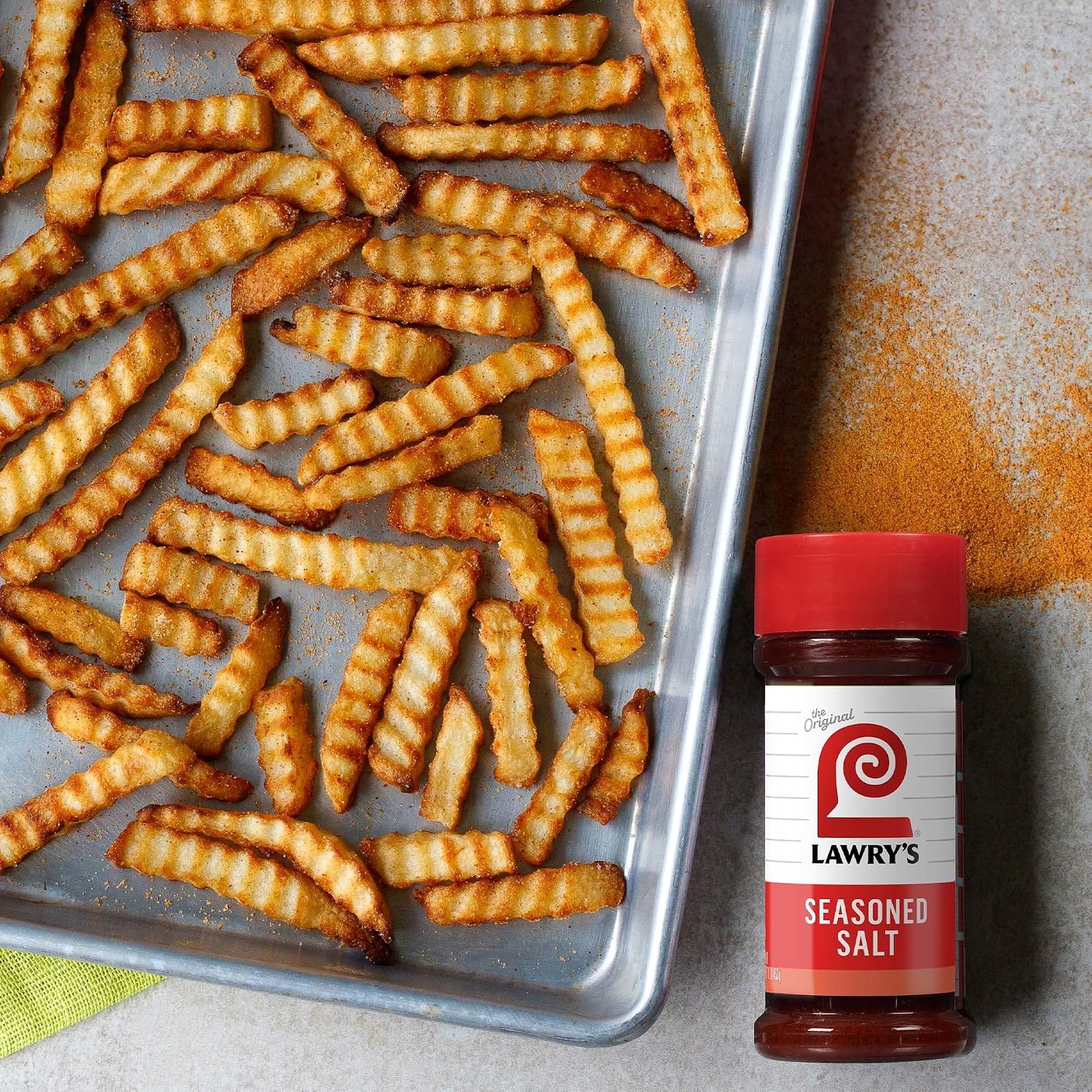Lawry’s Seasoned Salt, No MSG Added, Kosher Certified, Staple, Versatile, All-Purpose Seasoning to Shake on Beef, Pork, or Poultry, 16 oz
