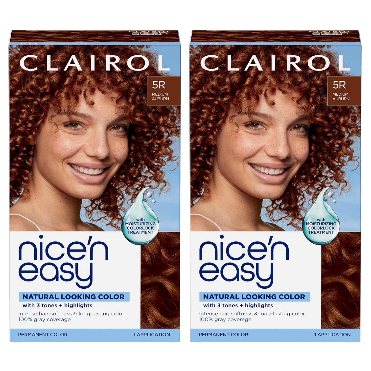 Clairol Nice'n Easy Permanent Hair Dye, 6A Light Ash Brown | Pack of 3