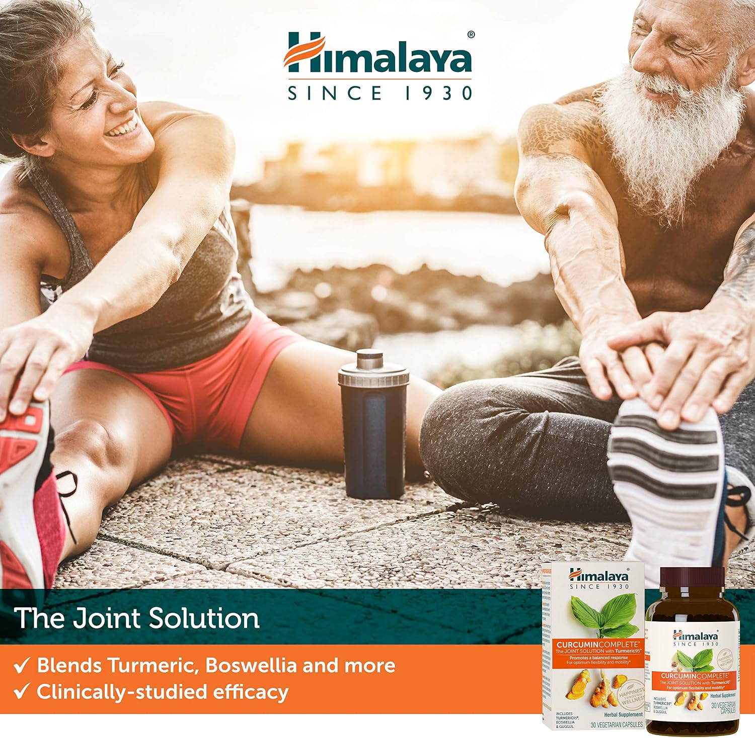 Himalaya Curcumin Complete Joint Support Supplement, 60 Capsules