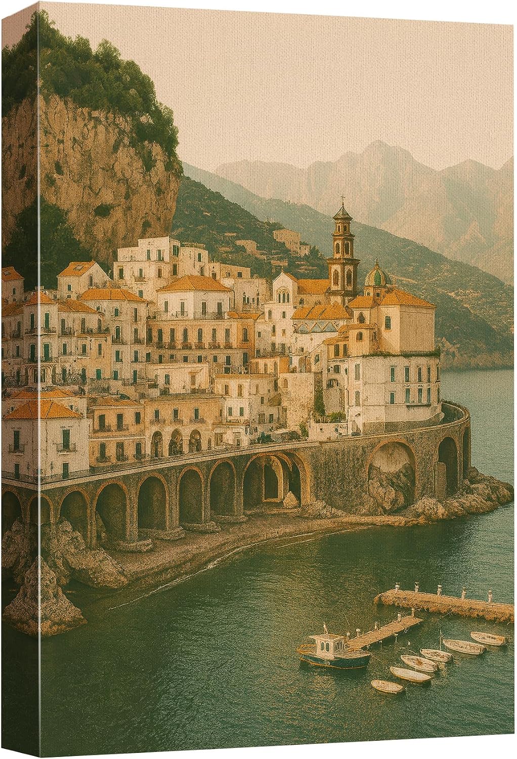 wall26 Canvas Print Wall Art Gran Canal with Basilica Santa Maria in Venice, Italy Nature Wilderness Photography Modern Art Scenic Colorful Multicolor for Living Room, Bedroom, Office - 12"x18"