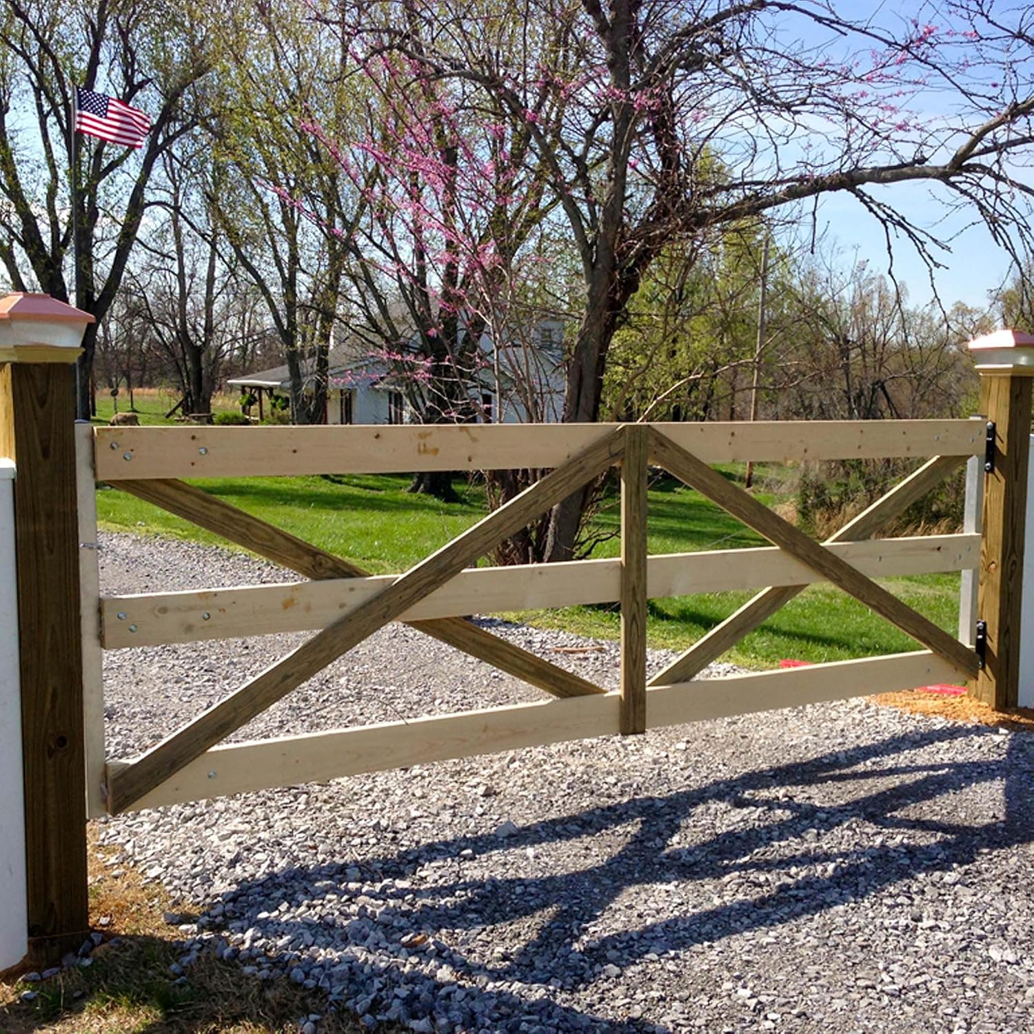 3 Rail Gate Frame Kit (Single Gate from Kit: Up to 10ft in Width)