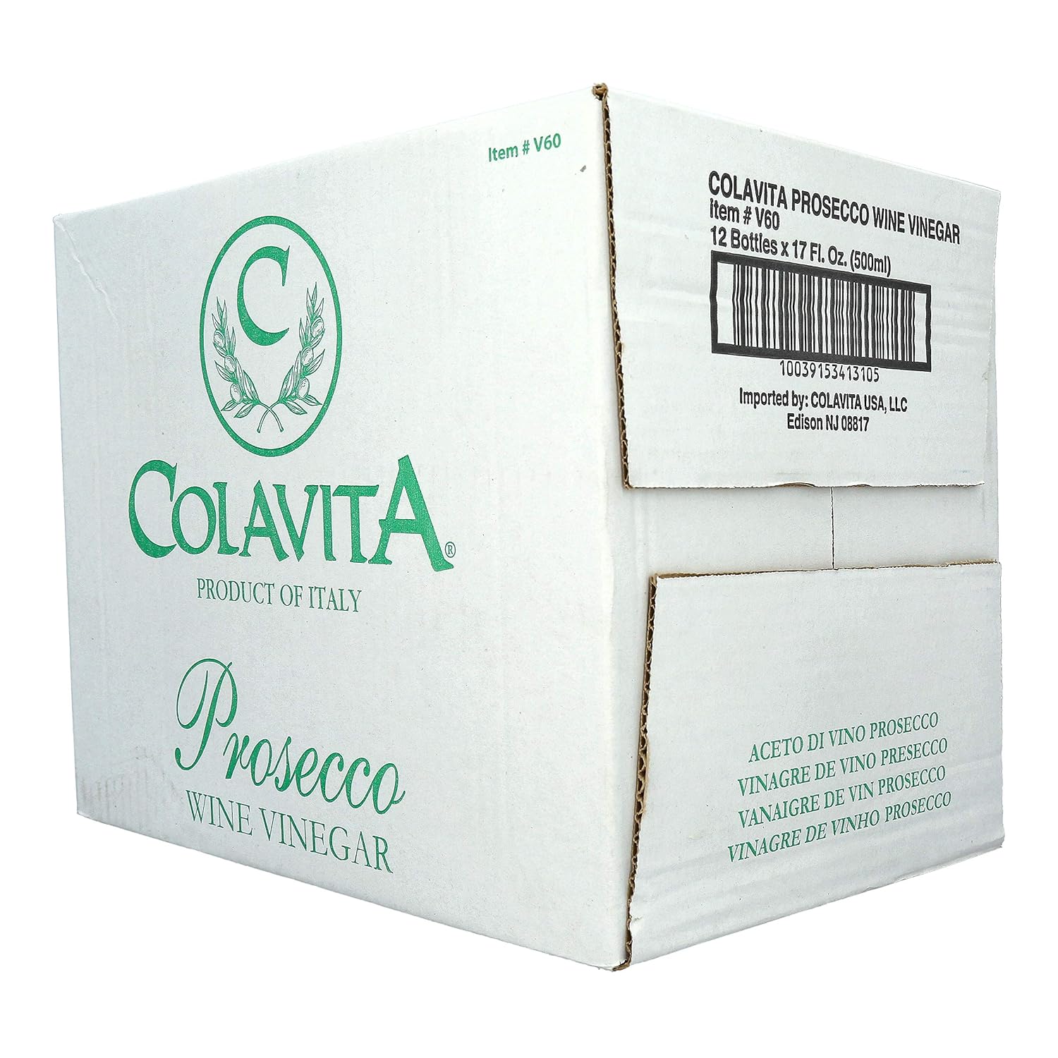 Colavita Wine Vinegar - Aged White Wine Vinegar, 17 Fl Oz