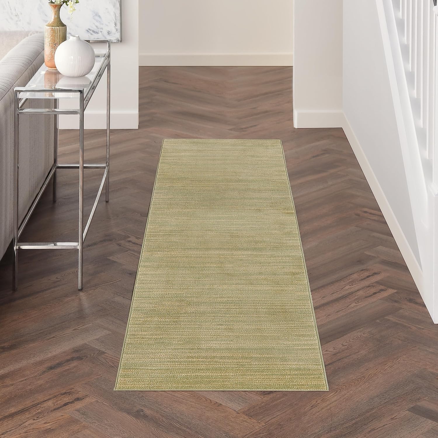 Nourison Home Essentials Indoor Outdoor Area Rug, Ivory Beige, 7' x 10'