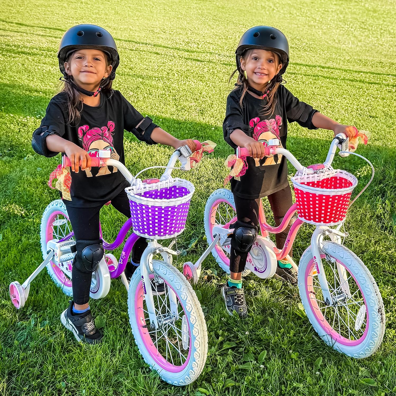 RoyalBaby Girls Bike Classic & EZ Kids Bike, Balance and Pedal Bicycle, 12 14 16 18 20 Inch Toddlers to Big Kids 3-10 Years