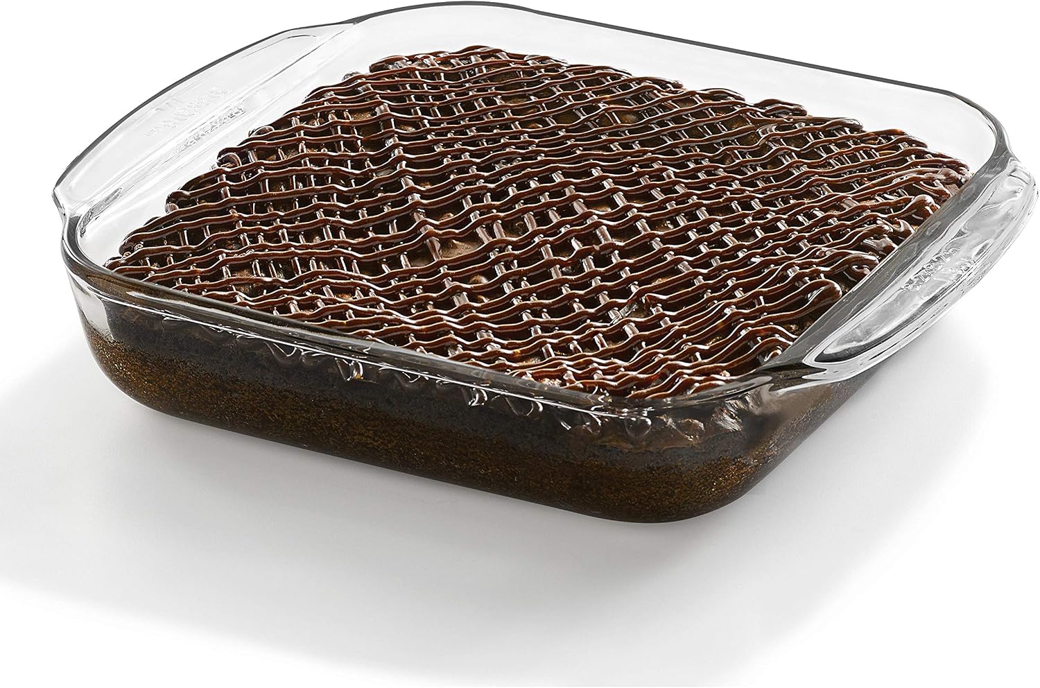 Libbey Baker's Basics Square Glass Casserole Baking Dish, 8-inch by 8-inch