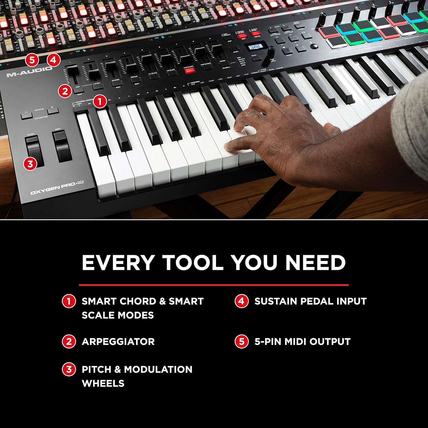 M-AUDIO Oxygen Pro 61 USB MIDI Keyboard Controller