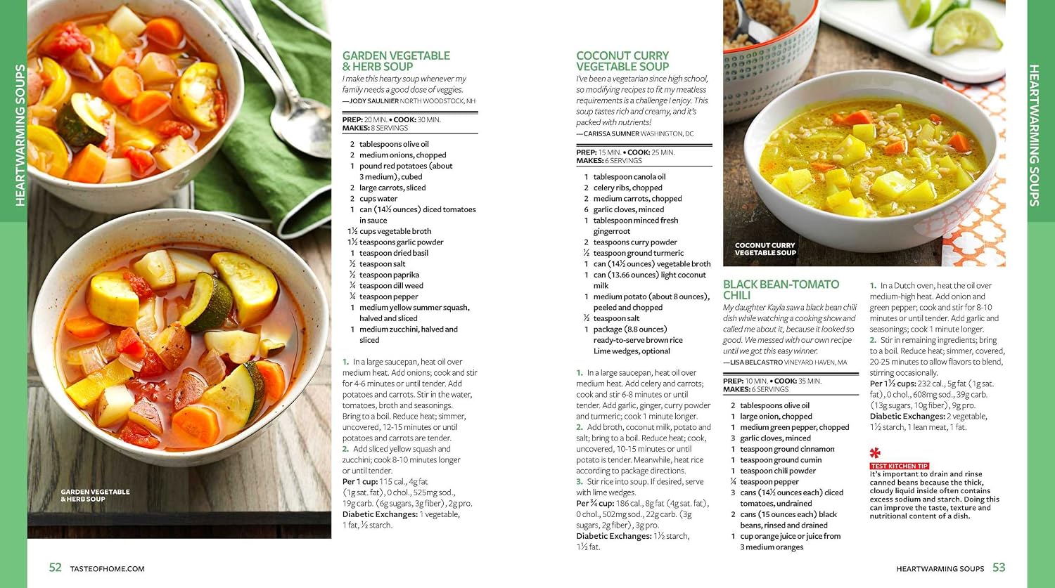 Taste of Home Diabetes Cookbook: Eat right, feel great with 370 family-friendly, crave-worthy dishes! (Taste of Home Heathy Cooking)