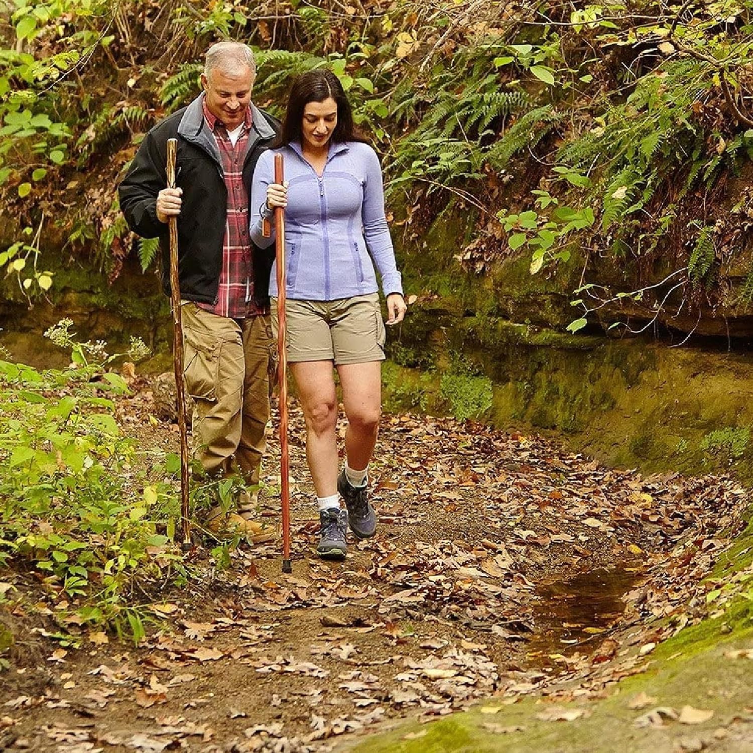 Brazos Wooden Walking Canes for Men and Women, Stable Walking Sticks for Seniors, Made in The USA