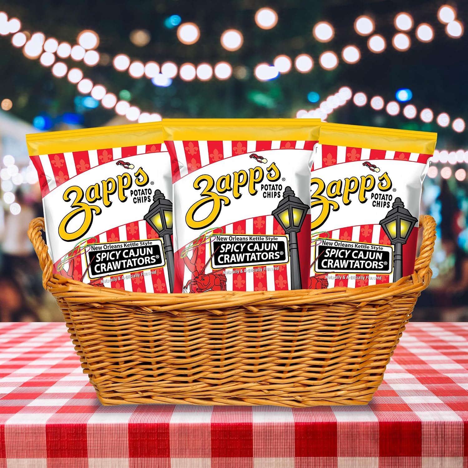 Zapp’s New Orleans Kettle-Style Potato Chips Hotter n Hot Jalapeno Flavor (2 oz Bags, 25 Count), Crunchy Chips with a Spicy Kick, Perfect On-The-Go, Gluten Free Snack